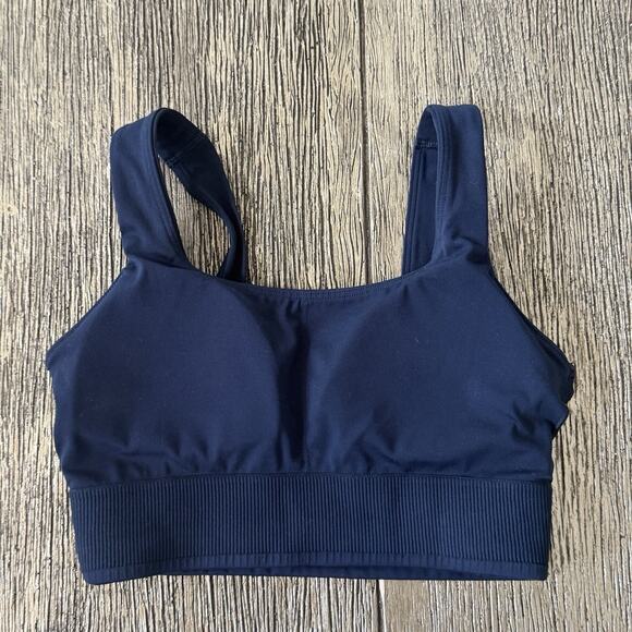 Gymshark Sports Bra In Nay Blue With Pads Size Small - Picture 7 of 7
